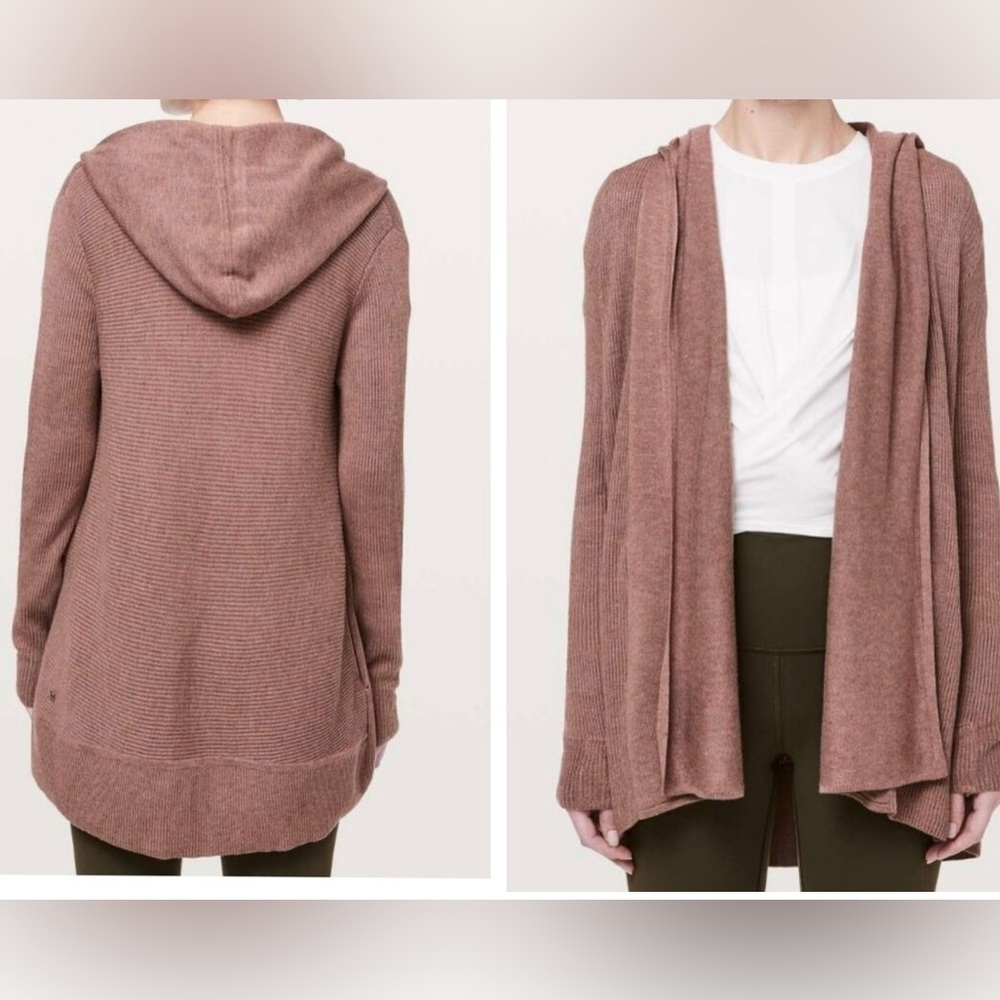Lululemon Wrap Sweater In Grey